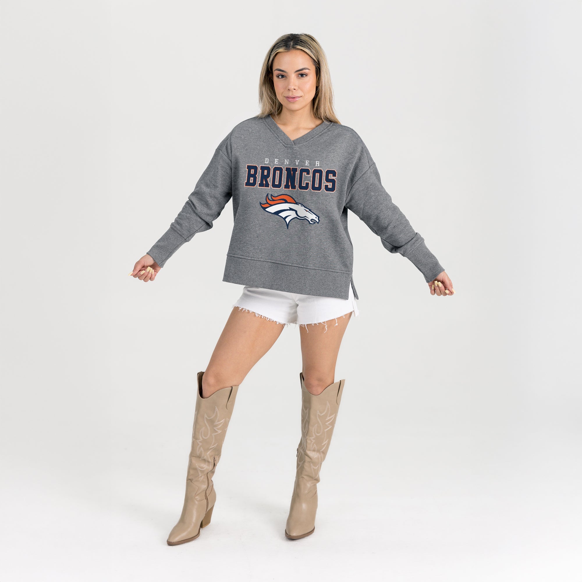 DENVER BRONCOS MOST WANTED CLASSIC FRENCH TERRY PULLOVER