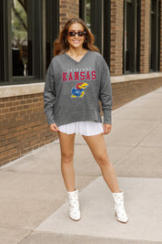 KANSAS JAYHAWKS MOST WANTED CLASSIC FRENCH TERRY PULLOVER
