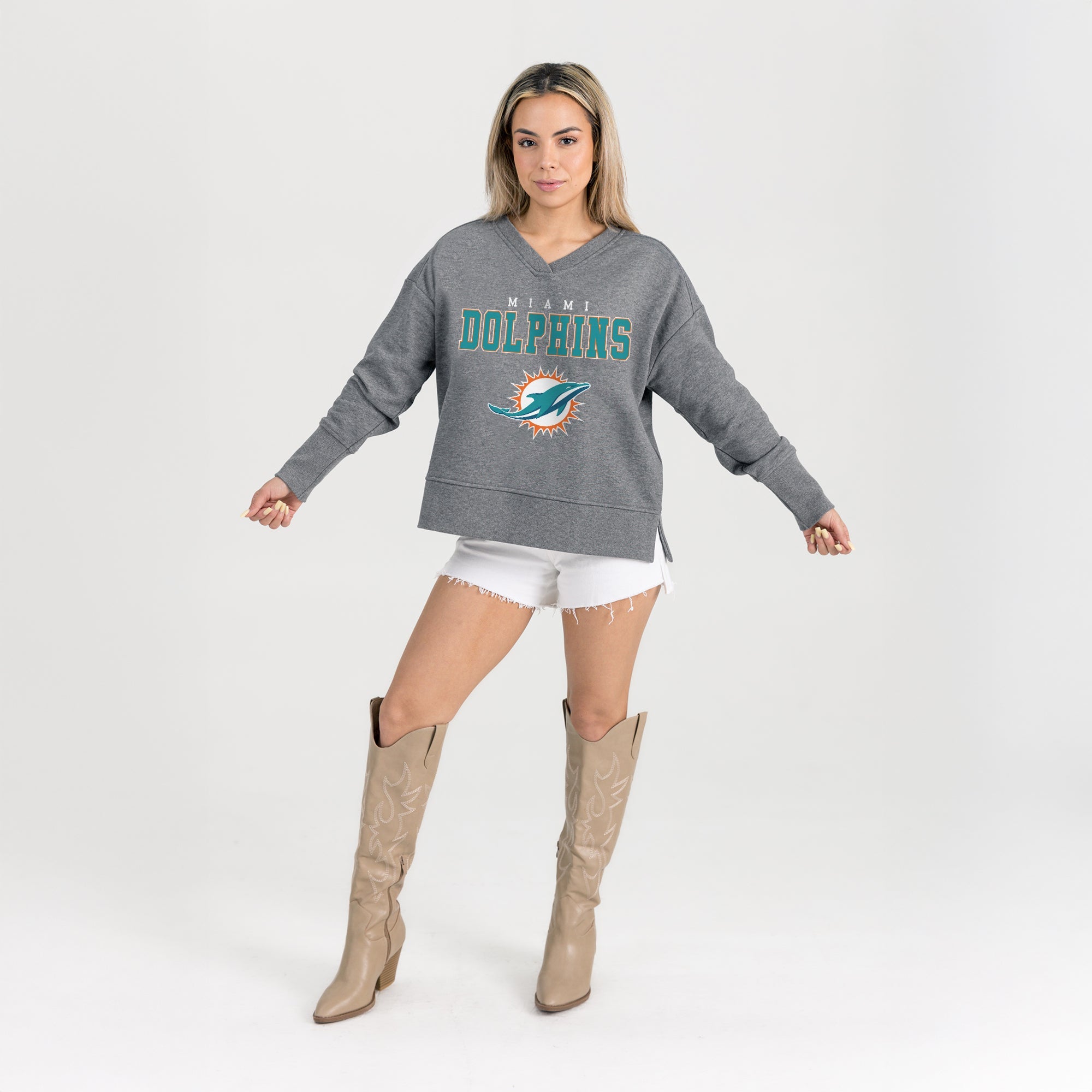 MIAMI DOLPHINS MOST WANTED CLASSIC FRENCH TERRY PULLOVER