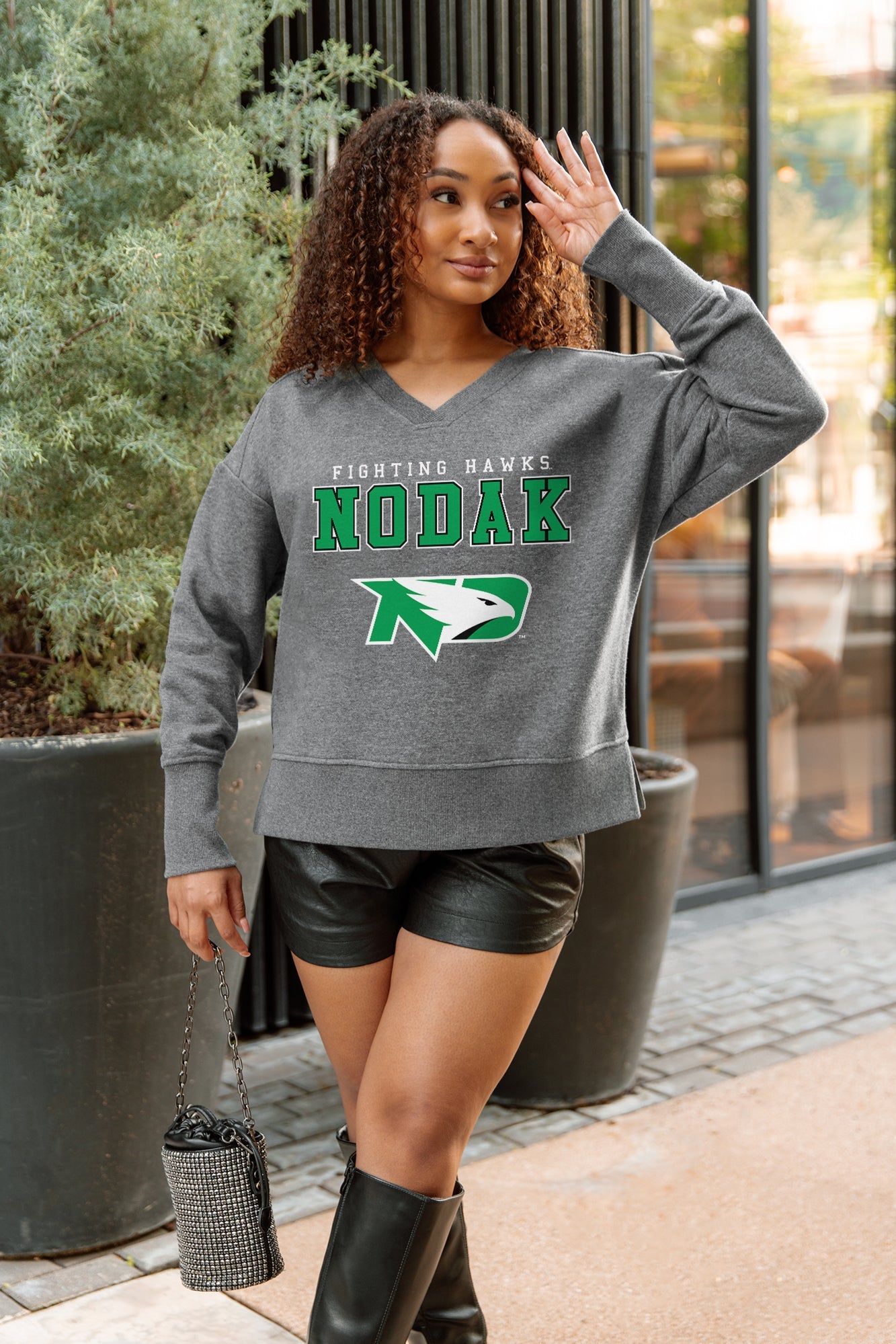 NORTH DAKOTA FIGHTING HAWKS MOST WANTED CLASSIC FRENCH TERRY PULLOVER