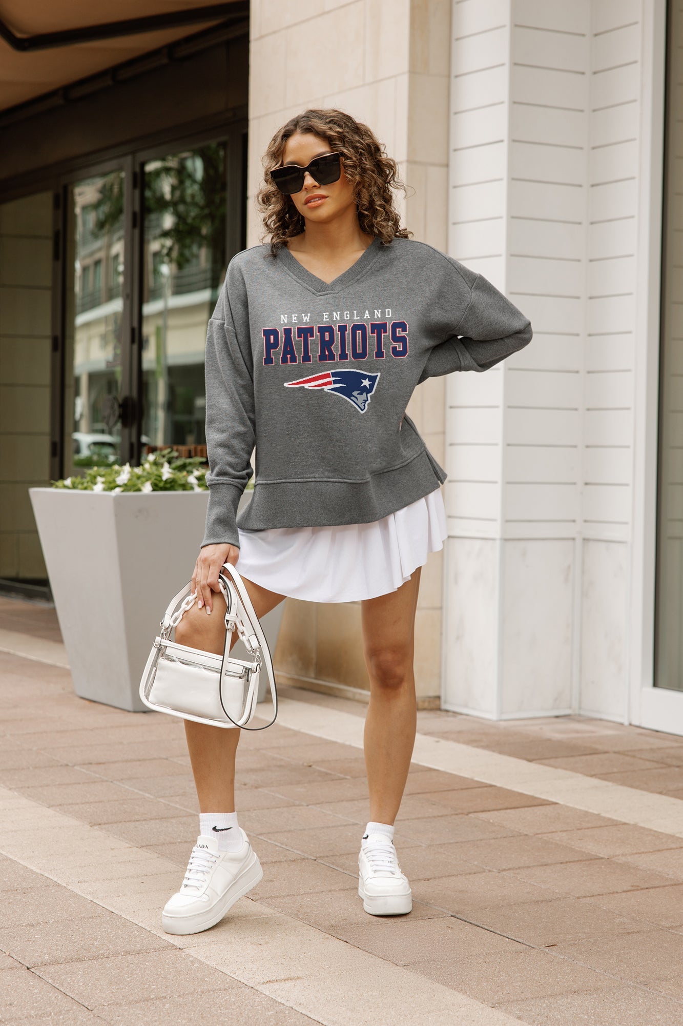NEW ENGLAND PATRIOTS MOST WANTED CLASSIC FRENCH TERRY PULLOVER
