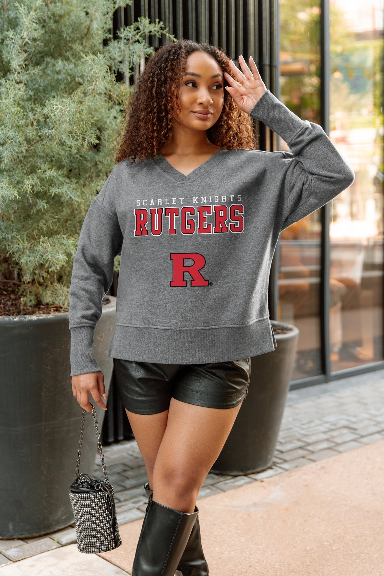 RUTGERS SCARLET KNIGHTS MOST WANTED CLASSIC FRENCH TERRY PULLOVER