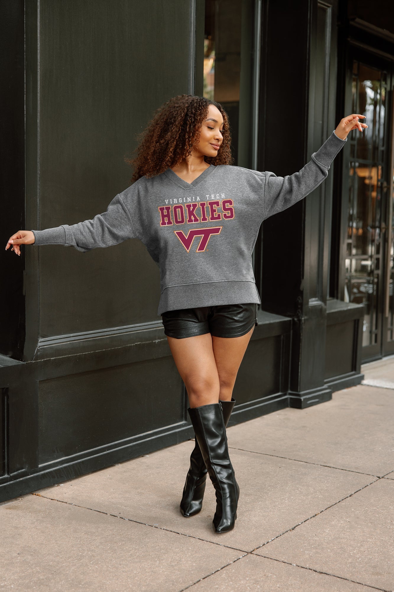 VIRGINIA TECH HOKIES MOST WANTED CLASSIC FRENCH TERRY PULLOVER
