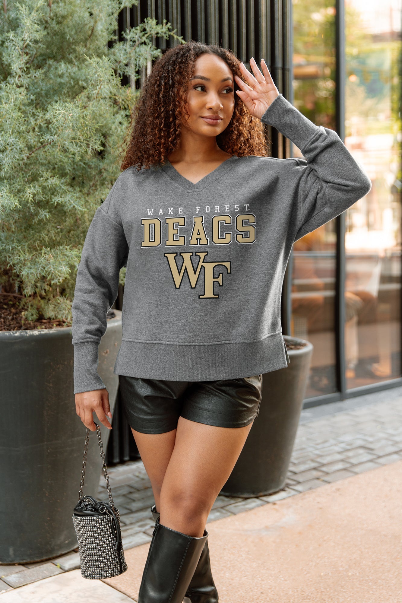 WAKE FOREST DEMON DEACONS MOST WANTED CLASSIC FRENCH TERRY PULLOVER