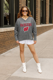 WISCONSIN BADGERS MOST WANTED CLASSIC FRENCH TERRY PULLOVER