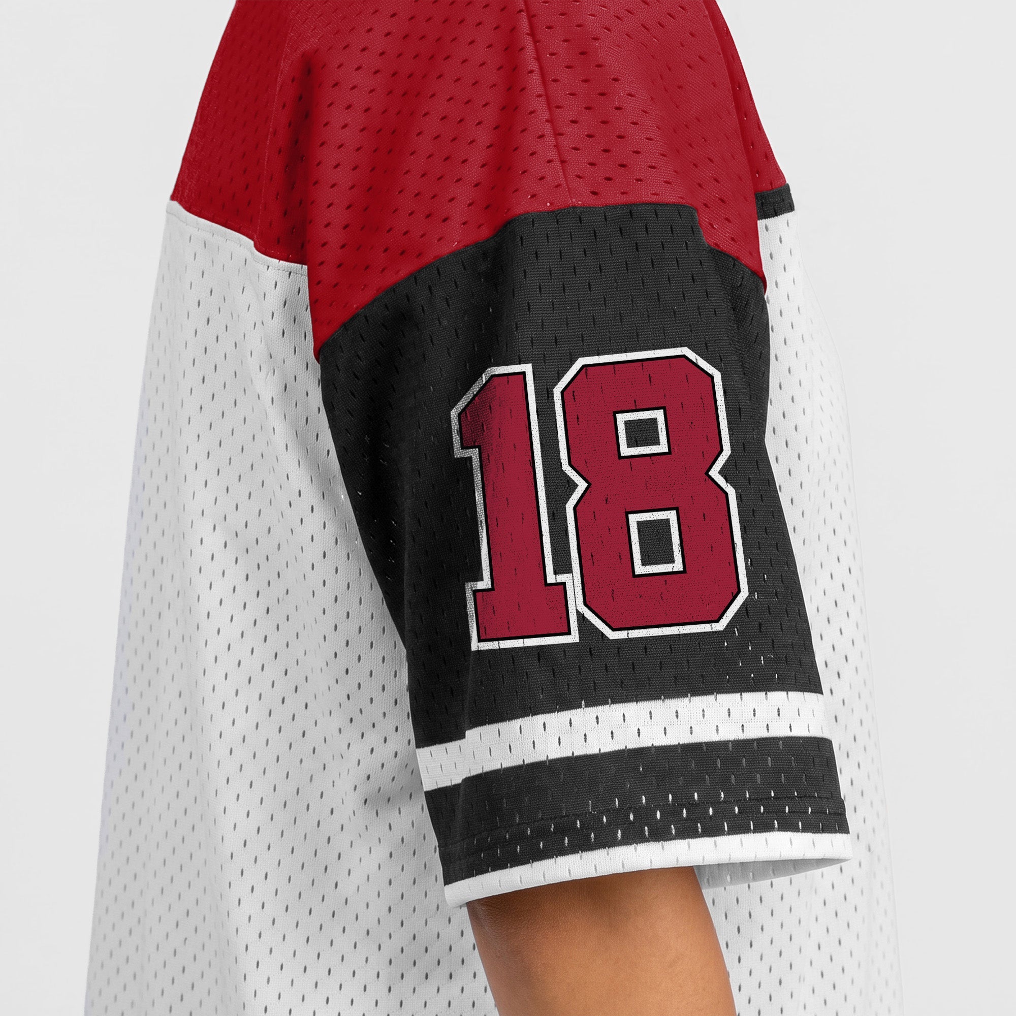 ALABAMA CRIMSON TIDE HUSTLE MODE V-NECK FASHION JERSEY DRESS