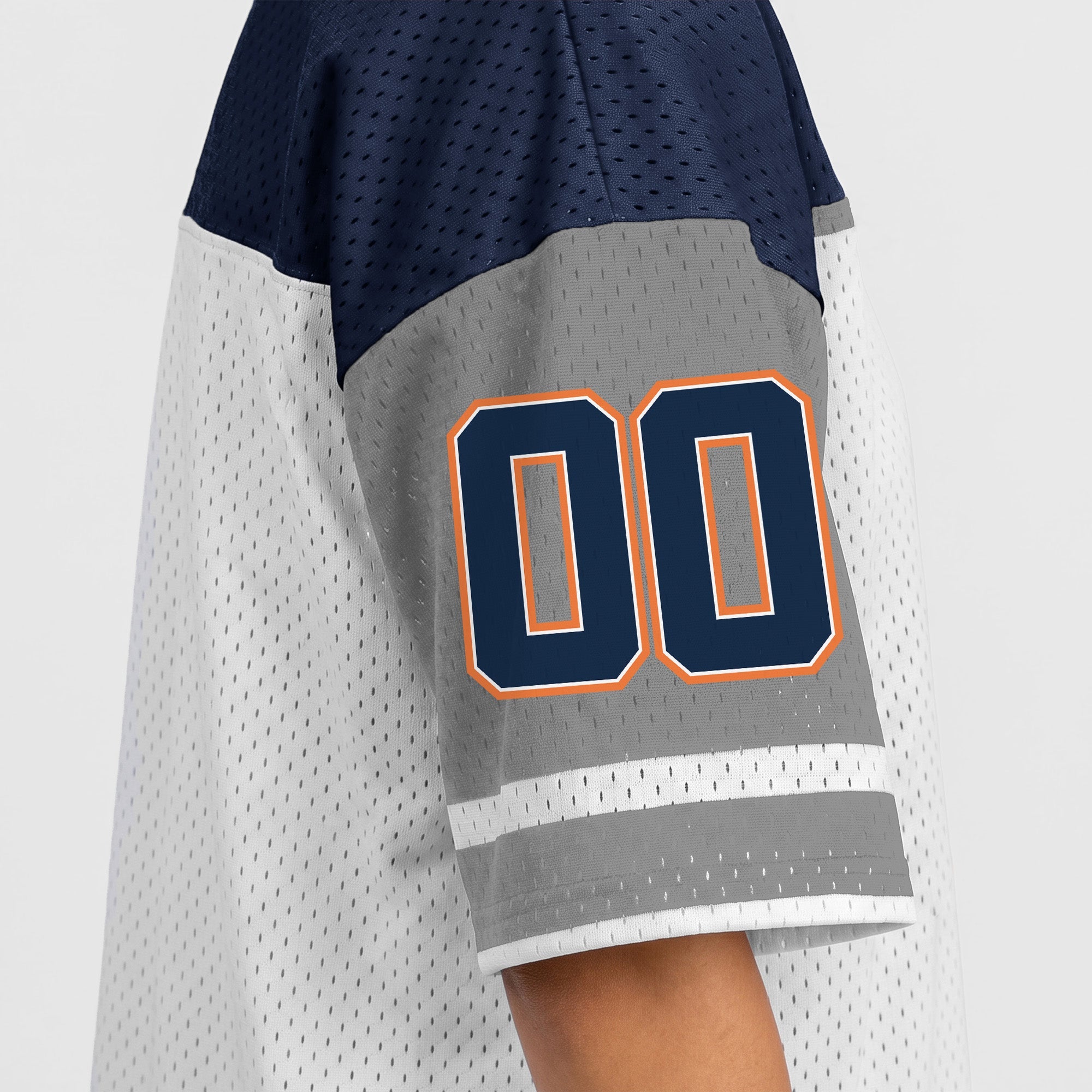 AUBURN TIGERS HUSTLE MODE V-NECK FASHION JERSEY DRESS