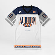 AUBURN TIGERS HUSTLE MODE V-NECK FASHION JERSEY DRESS