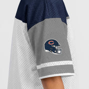 CHICAGO BEARS HUSTLE MODE V-NECK FASHION JERSEY DRESS