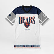 CHICAGO BEARS HUSTLE MODE V-NECK FASHION JERSEY DRESS
