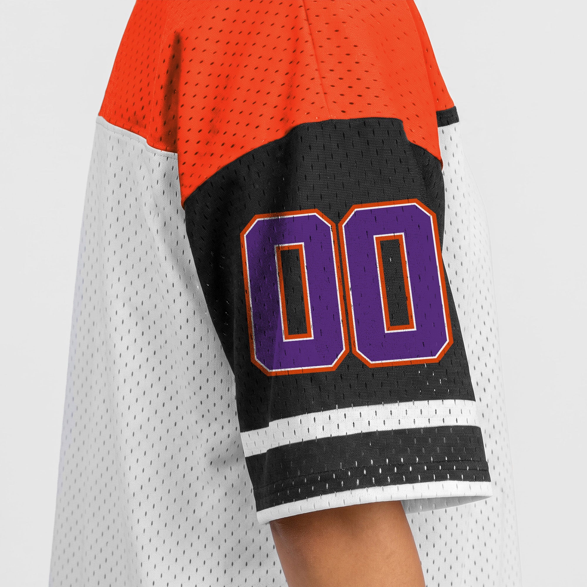 CLEMSON TIGERS HUSTLE MODE V-NECK FASHION JERSEY DRESS