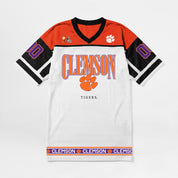 CLEMSON TIGERS HUSTLE MODE V-NECK FASHION JERSEY DRESS