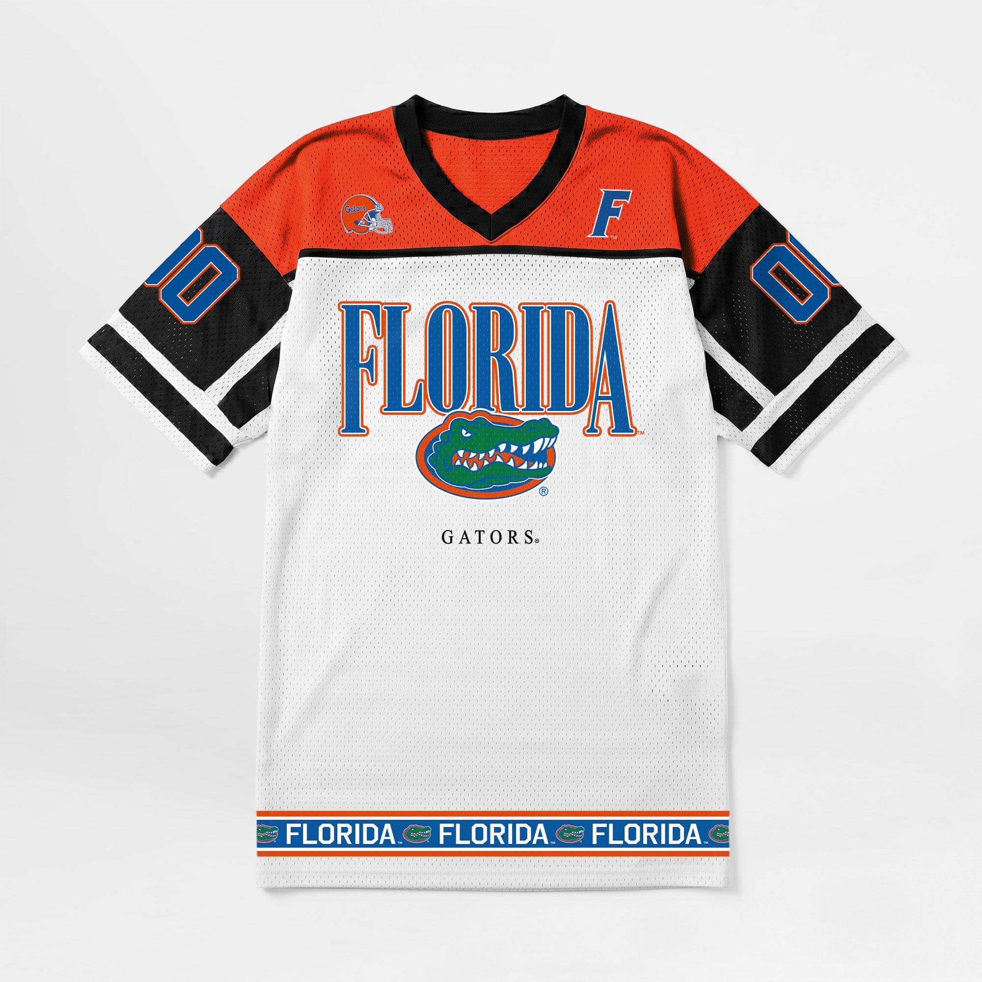 FLORIDA GATORS HUSTLE MODE V-NECK FASHION JERSEY DRESS