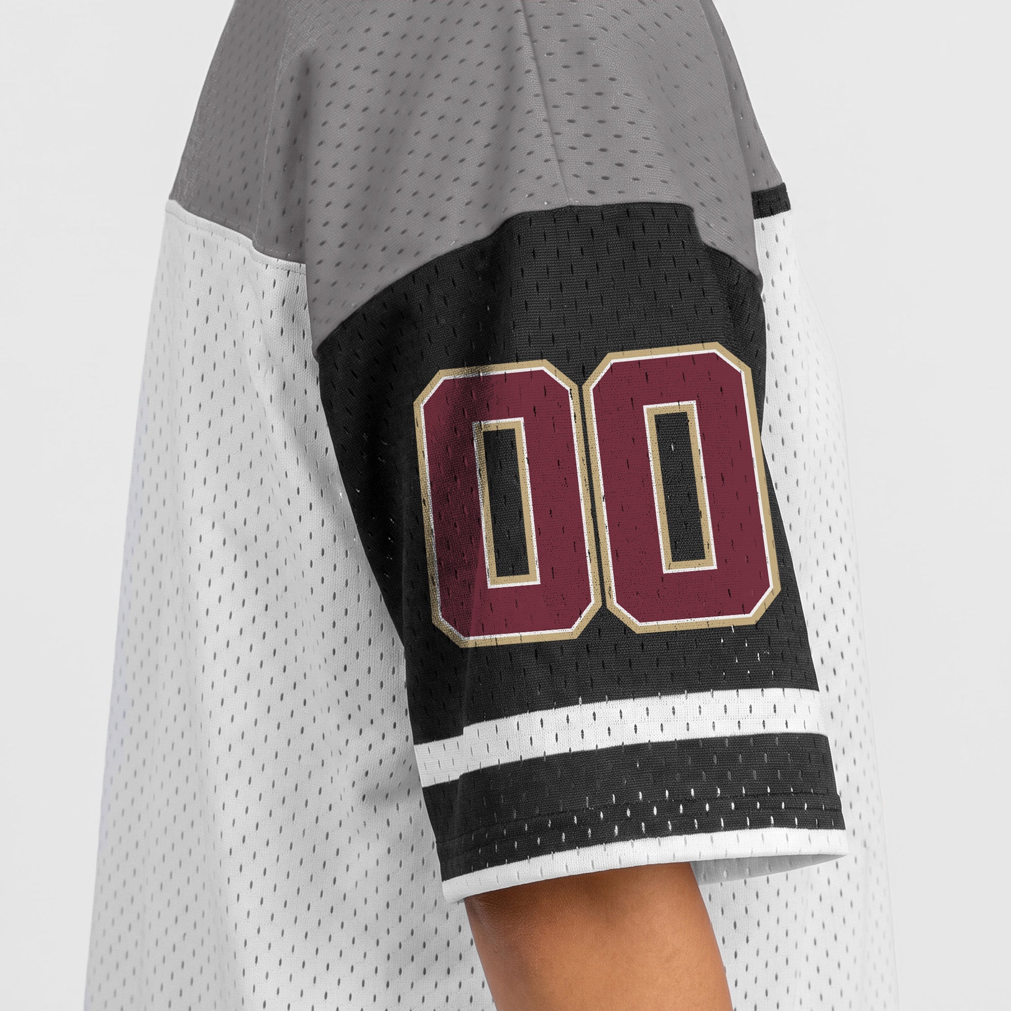 FLORIDA STATE SEMINOLES HUSTLE MODE V-NECK FASHION JERSEY DRESS