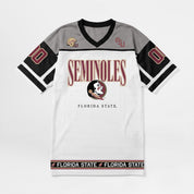 FLORIDA STATE SEMINOLES HUSTLE MODE V-NECK FASHION JERSEY DRESS