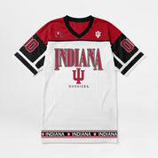INDIANA HOOSIERS HUSTLE MODE V-NECK FASHION JERSEY DRESS