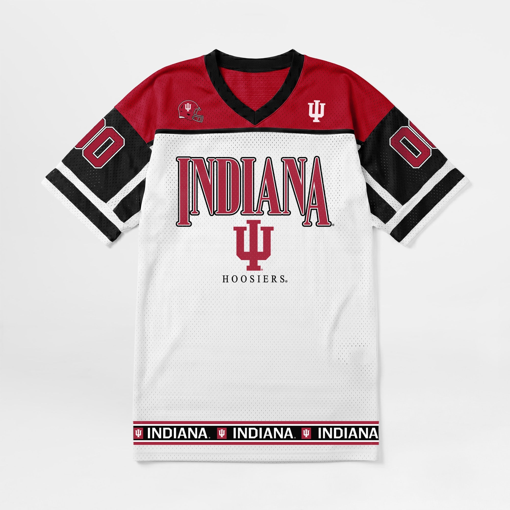 INDIANA HOOSIERS HUSTLE MODE V-NECK FASHION JERSEY DRESS