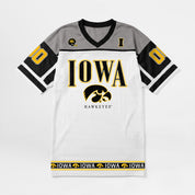 IOWA HAWKEYES HUSTLE MODE V-NECK FASHION JERSEY DRESS