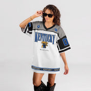 KENTUCKY WILDCATS HUSTLE MODE V-NECK FASHION JERSEY DRESS