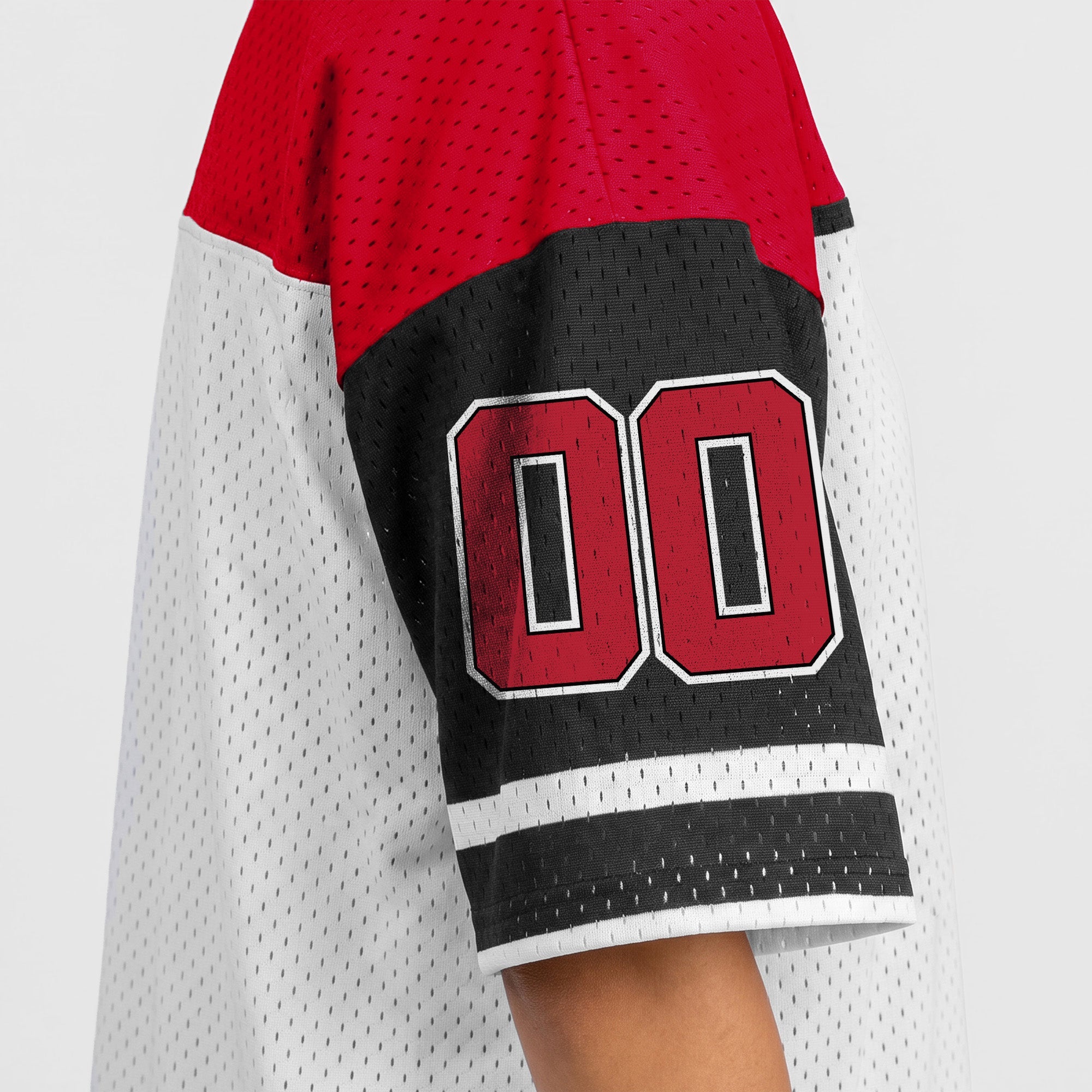 NEBRASKA CORNHUSKERS HUSTLE MODE V-NECK FASHION JERSEY DRESS