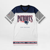 NEW ENGLAND PATRIOTS HUSTLE MODE V-NECK FASHION JERSEY DRESS