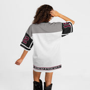 TEXAS A&M AGGIES HUSTLE MODE V-NECK FASHION JERSEY DRESS