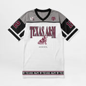 TEXAS A&M AGGIES HUSTLE MODE V-NECK FASHION JERSEY DRESS