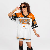 TENNESSEE VOLUNTEERS HUSTLE MODE V-NECK FASHION JERSEY DRESS