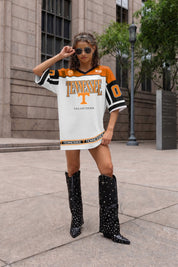 TENNESSEE VOLUNTEERS HUSTLE MODE V-NECK FASHION JERSEY DRESS