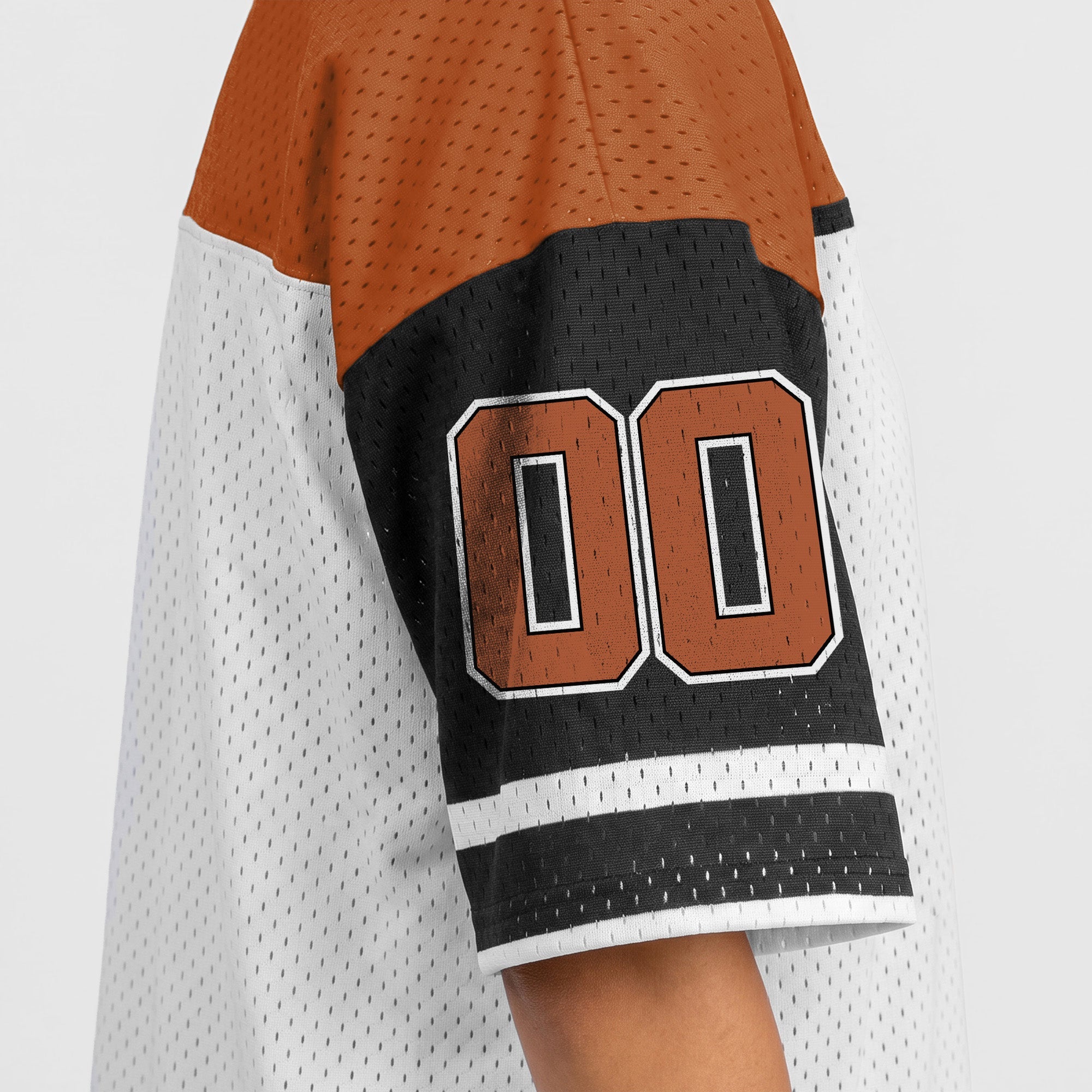 TEXAS LONGHORNS HUSTLE MODE V-NECK FASHION JERSEY DRESS