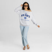 AIR FORCE FALCONS OFFSIDES ENERGY RELAXED OFF-SHOULDER TOP
