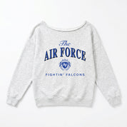 AIR FORCE FALCONS OFFSIDES ENERGY RELAXED OFF-SHOULDER TOP