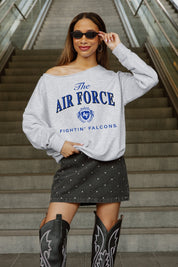 AIR FORCE FALCONS OFFSIDES ENERGY RELAXED OFF-SHOULDER TOP