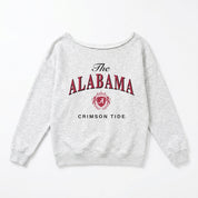ALABAMA CRIMSON TIDE OFFSIDES ENERGY RELAXED OFF-SHOULDER TOP