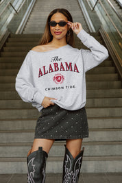 ALABAMA CRIMSON TIDE OFFSIDES ENERGY RELAXED OFF-SHOULDER TOP