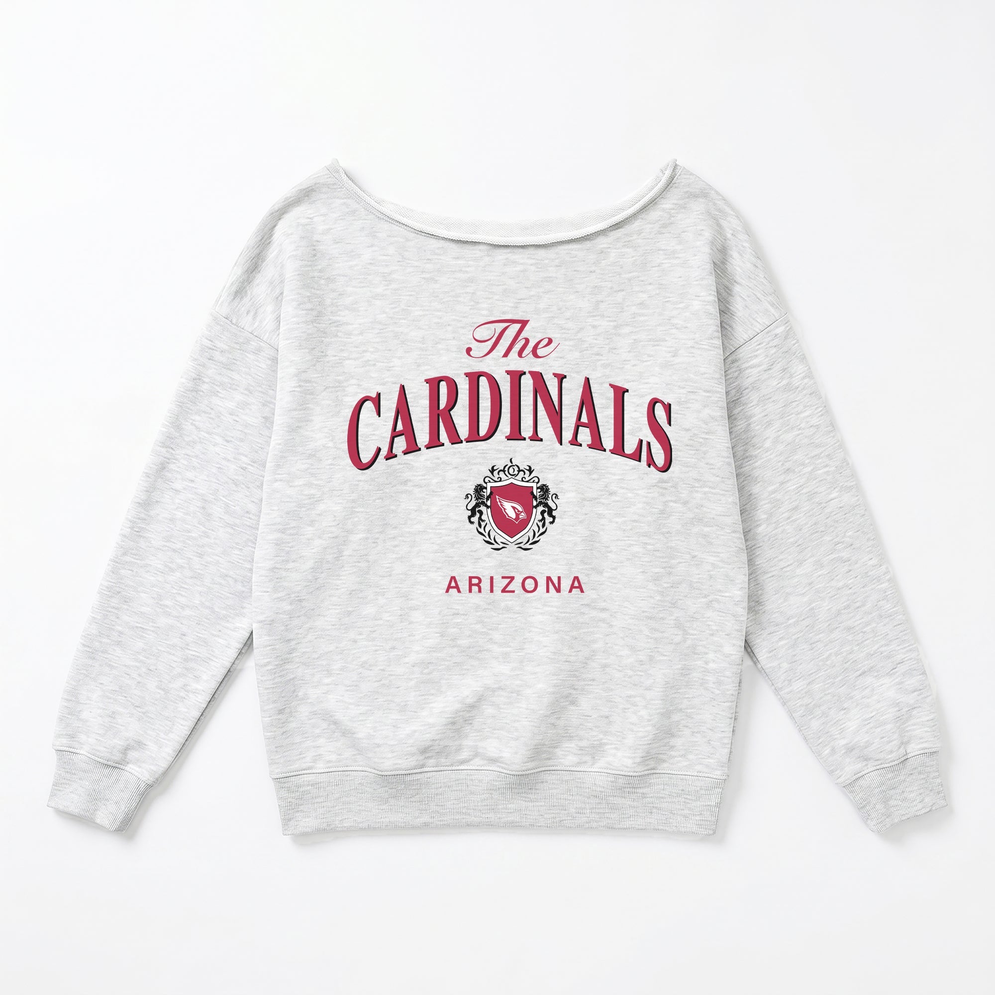 ARIZONA CARDINALS OFFSIDES ENERGY RELAXED OFF-SHOULDER TOP
