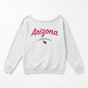 ARIZONA CARDINALS LEGACY STANDARD RELAXED OFF-SHOULDER TOP