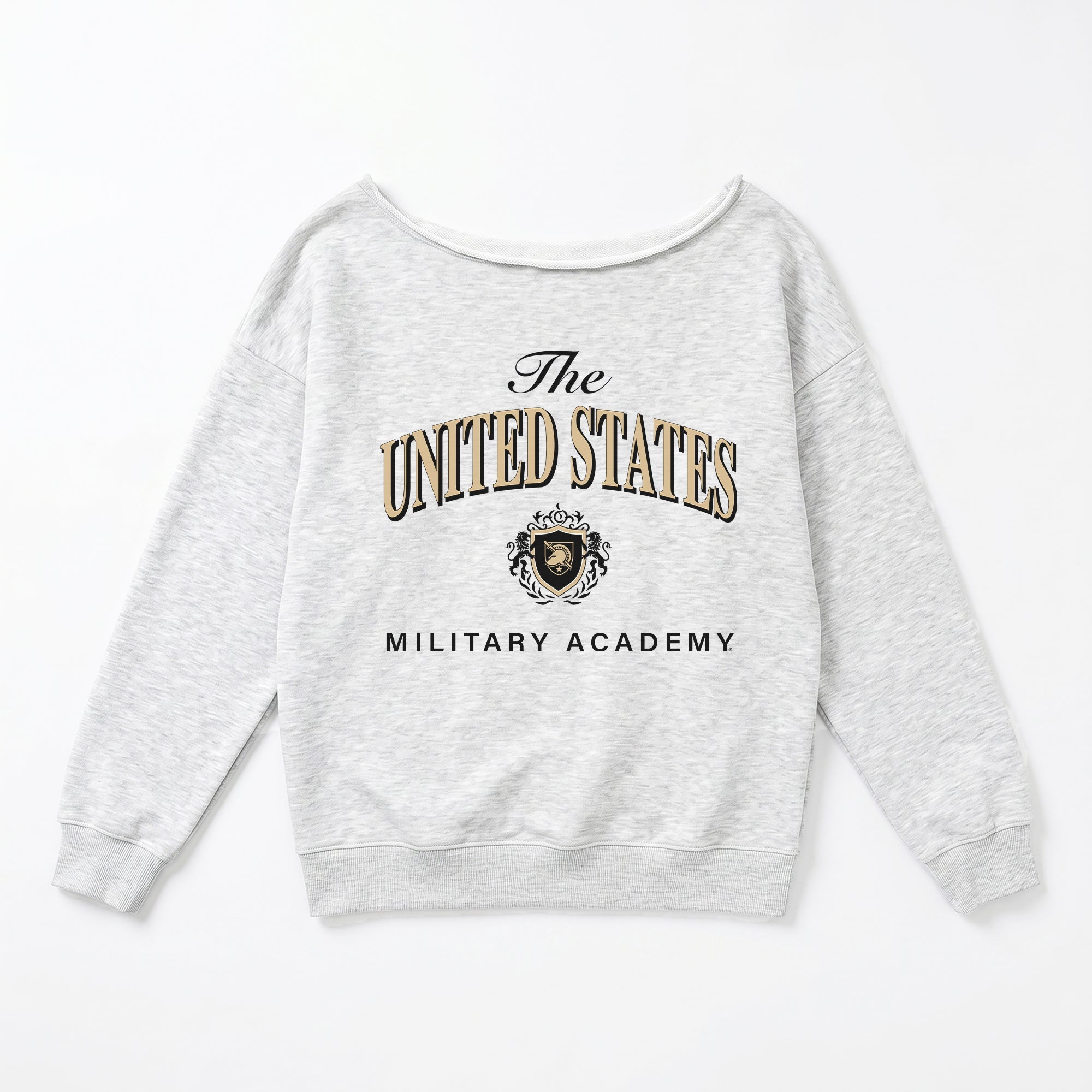 ARMY BLACK KNIGHTS OFFSIDES ENERGY RELAXED OFF-SHOULDER TOP