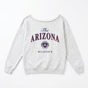 ARIZONA WILDCATS OFFSIDES ENERGY RELAXED OFF-SHOULDER TOP
