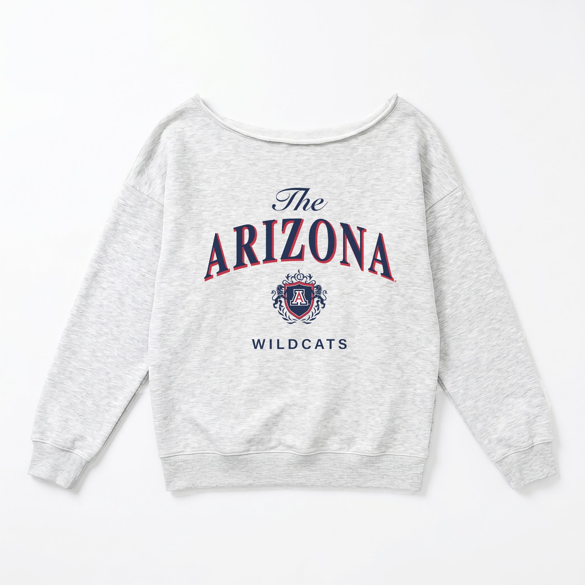 ARIZONA WILDCATS OFFSIDES ENERGY RELAXED OFF-SHOULDER TOP