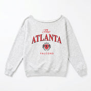 ATLANTA FALCONS OFFSIDES ENERGY RELAXED OFF-SHOULDER TOP