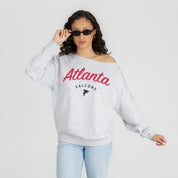 ATLANTA FALCONS LEGACY STANDARD RELAXED OFF-SHOULDER TOP