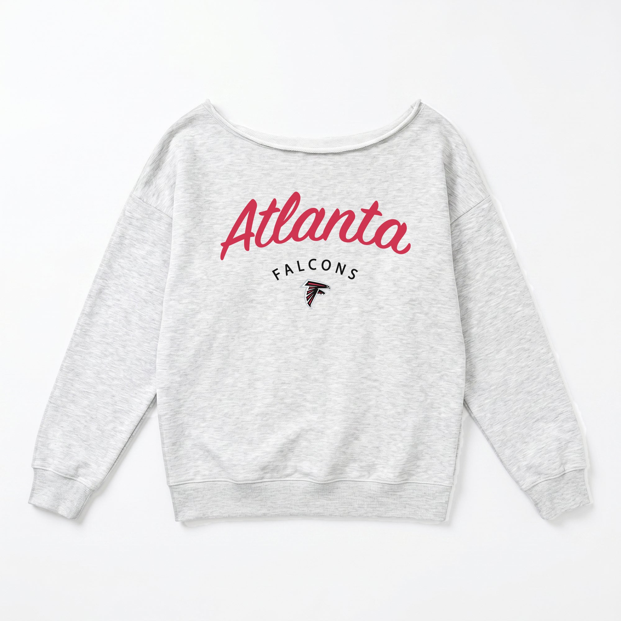 ATLANTA FALCONS LEGACY STANDARD RELAXED OFF-SHOULDER TOP
