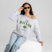 BAYLOR BEARS OFFSIDES ENERGY RELAXED OFF-SHOULDER TOP