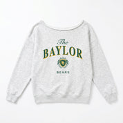 BAYLOR BEARS OFFSIDES ENERGY RELAXED OFF-SHOULDER TOP