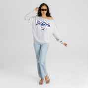 BUFFALO BILLS LEGACY STANDARD RELAXED OFF-SHOULDER TOP