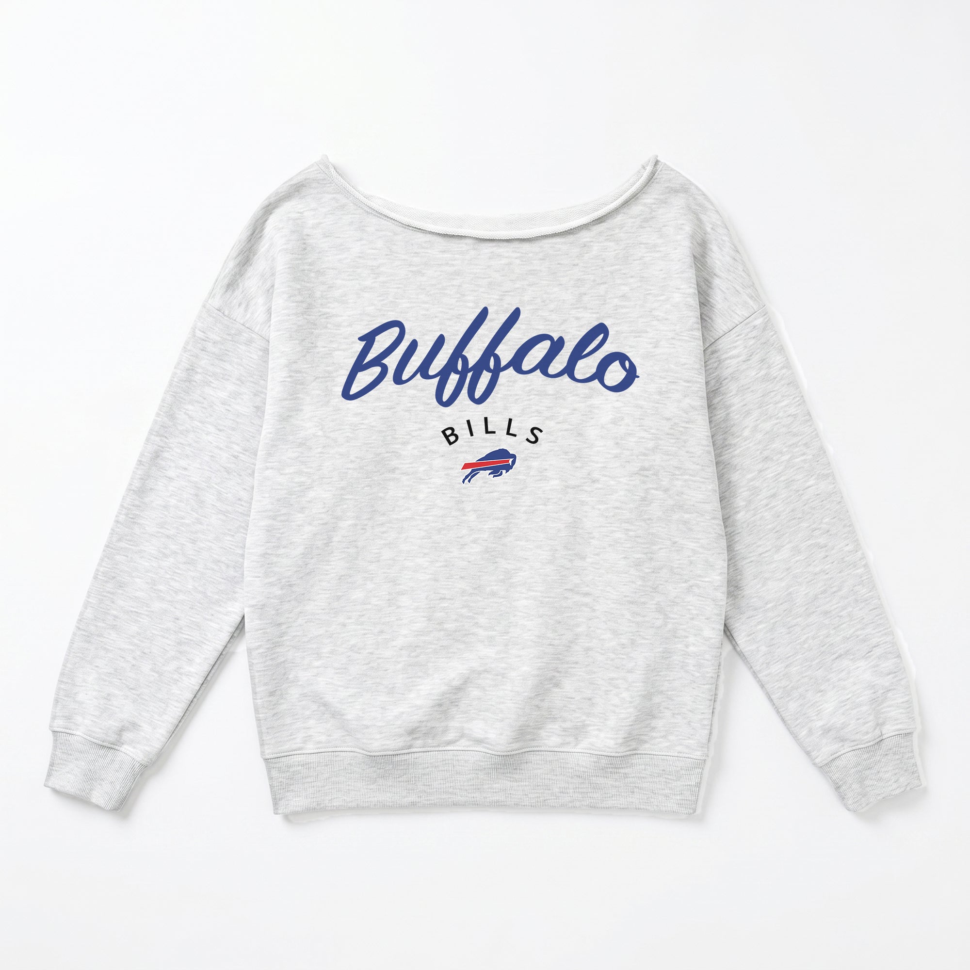 BUFFALO BILLS LEGACY STANDARD RELAXED OFF-SHOULDER TOP