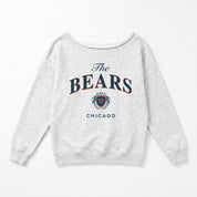 CHICAGO BEARS OFFSIDES ENERGY RELAXED OFF-SHOULDER TOP