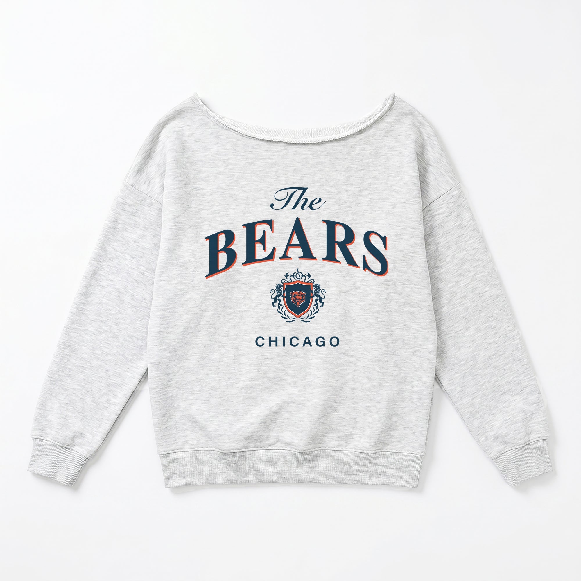 CHICAGO BEARS OFFSIDES ENERGY RELAXED OFF-SHOULDER TOP