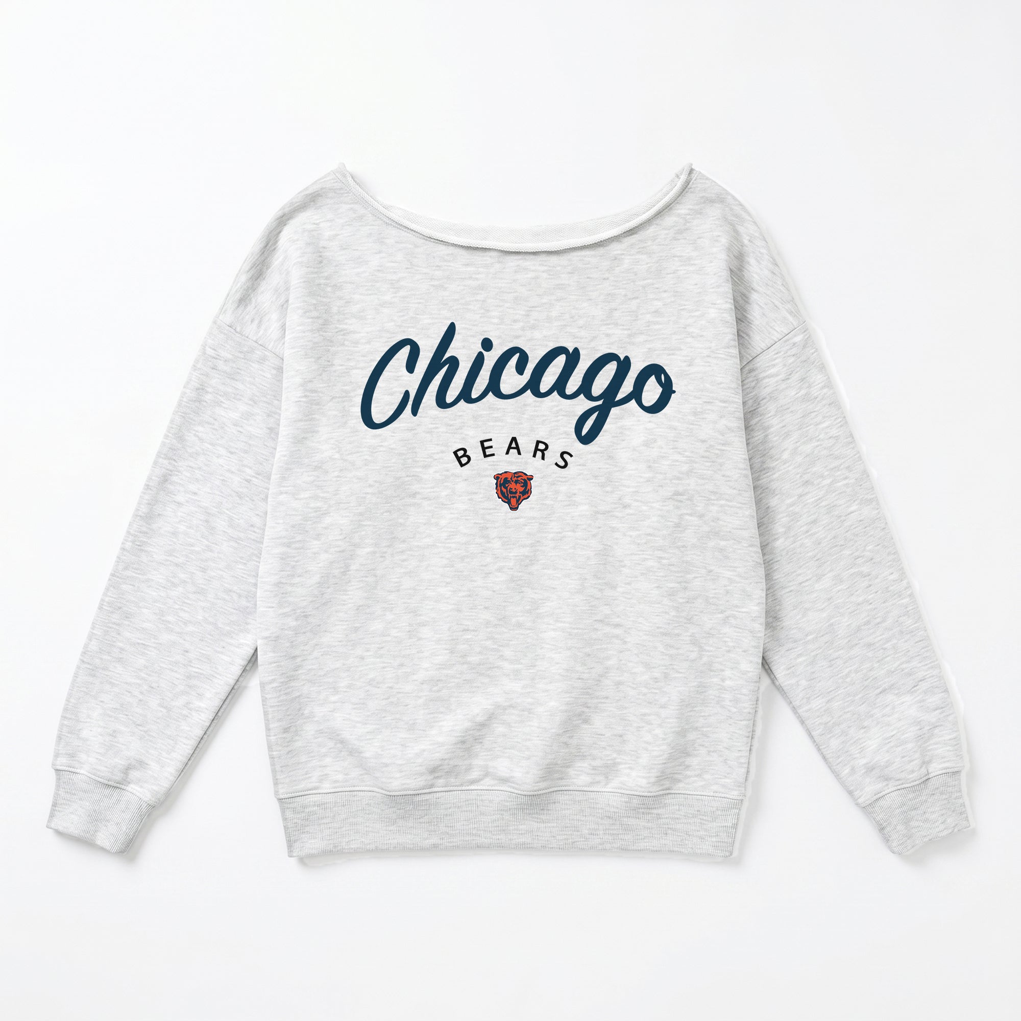 CHICAGO BEARS LEGACY STANDARD RELAXED OFF-SHOULDER TOP